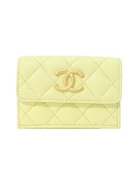 Chanel Wallet Yellow